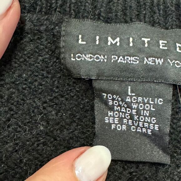 LIMITED black sweater - L - Picture 3 of 3